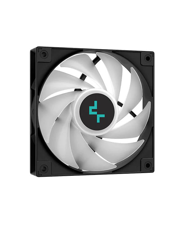 DeepCool AG400 Black ARGB Air Cooler 4 DeepCool AG400 Black ARGB – White Single-Tower 120 mm CPU Air Cooler with ARGB Lighting & 220 W TDP Support - Image 3