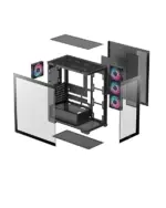 Deepcool CG530 4F Black ATX Mid Tower Cabinet - Image 6