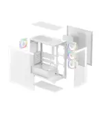 Deepcool CG580 4F V2 W/O PSU White Cabinet - Image 2