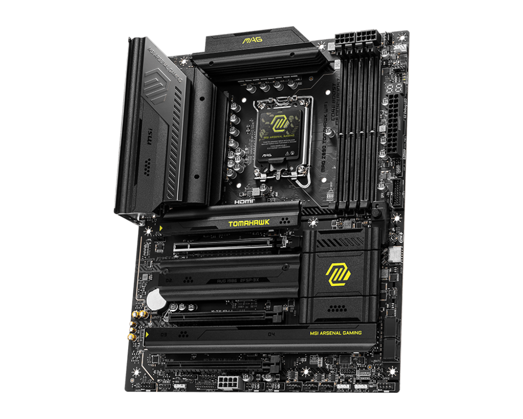 MSI MAG Z890 Tomahawk WiFi Motherboard 2 MSI MAG Z890 Tomahhawk WiFi (LGA 1851) ATX Motherboard – DDR5 9200+ OC, PCIe 5.0, Wi-Fi 7, Thunderbolt 4 - Image 3