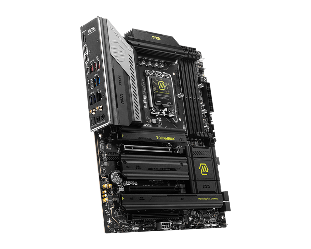 MSI MAG Z890 Tomahawk WiFi Motherboard 3 MSI MAG Z890 Tomahhawk WiFi (LGA 1851) ATX Motherboard – DDR5 9200+ OC, PCIe 5.0, Wi-Fi 7, Thunderbolt 4 - Image 4