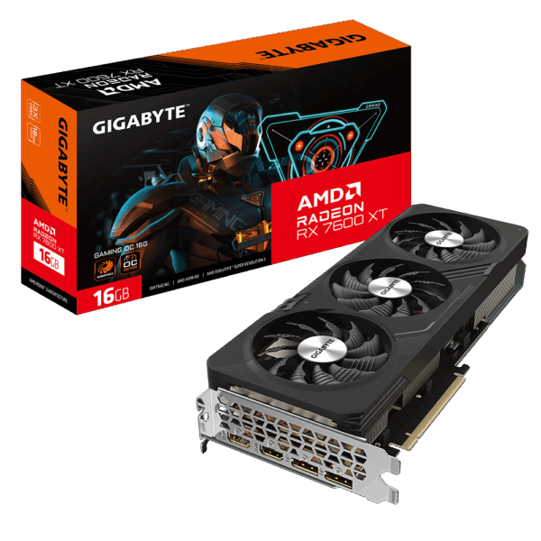 Gigabyte Radeon RX 7600 XT Gaming OC 16GB – Powerful Mid-Range Gaming Graphics Card