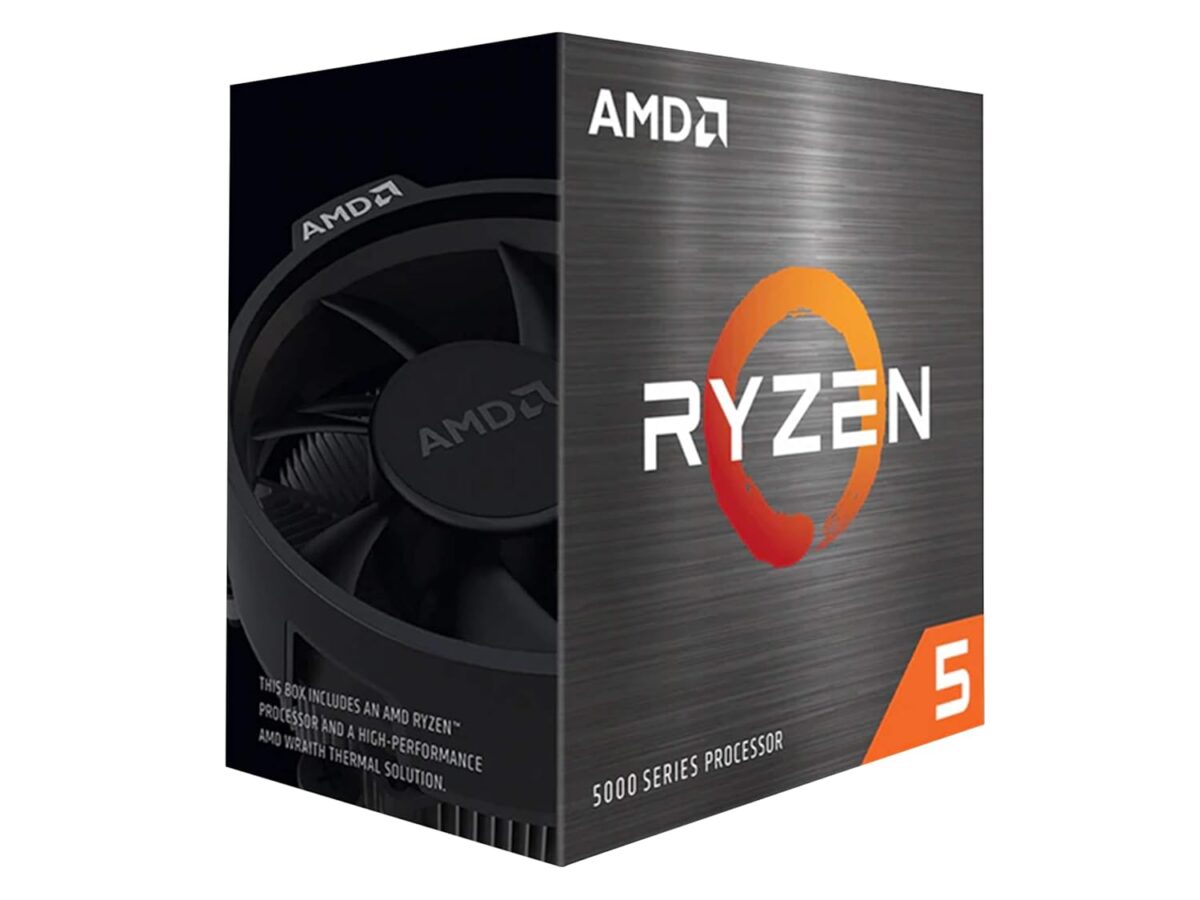 AMD Ryzen 5 5600 Desktop Processor (6 Cores, 12 Threads, up to 4.4GHz, 19MB Cache, AM4 Socket) - Image 1