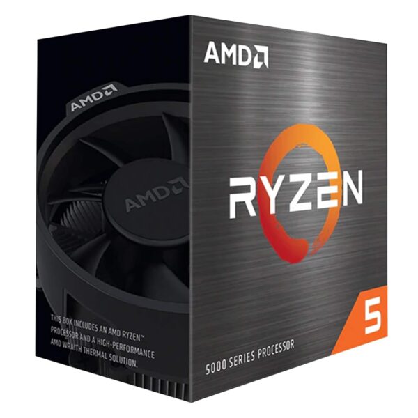 AMD Ryzen 5 5600 Desktop Processor (6 Cores, 12 Threads, up to 4.4GHz, 19MB Cache, AM4 Socket)