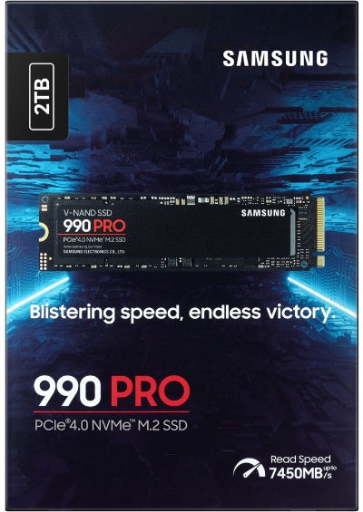 Samsung 990 PRO 2TB NVMe M.2 PCIe 4.0 Internal SSD – Ultra-Fast Gen 4 Storage for Gaming, Content Creation & Productivity