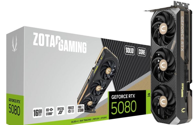 Zotac Gaming GeForce RTX 5080 Solid Core
