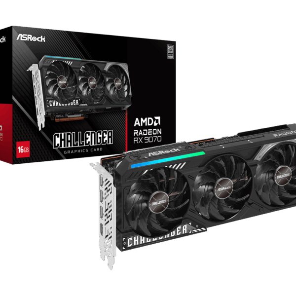 AsRock AMD Radeon RX 9070 Challenger 16GB Graphics Card