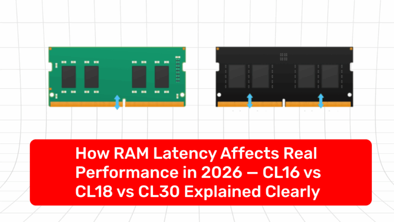 How RAM Latency Affects Real Performance in 2026 — CL16 vs CL18 vs CL30 Explained Clearly