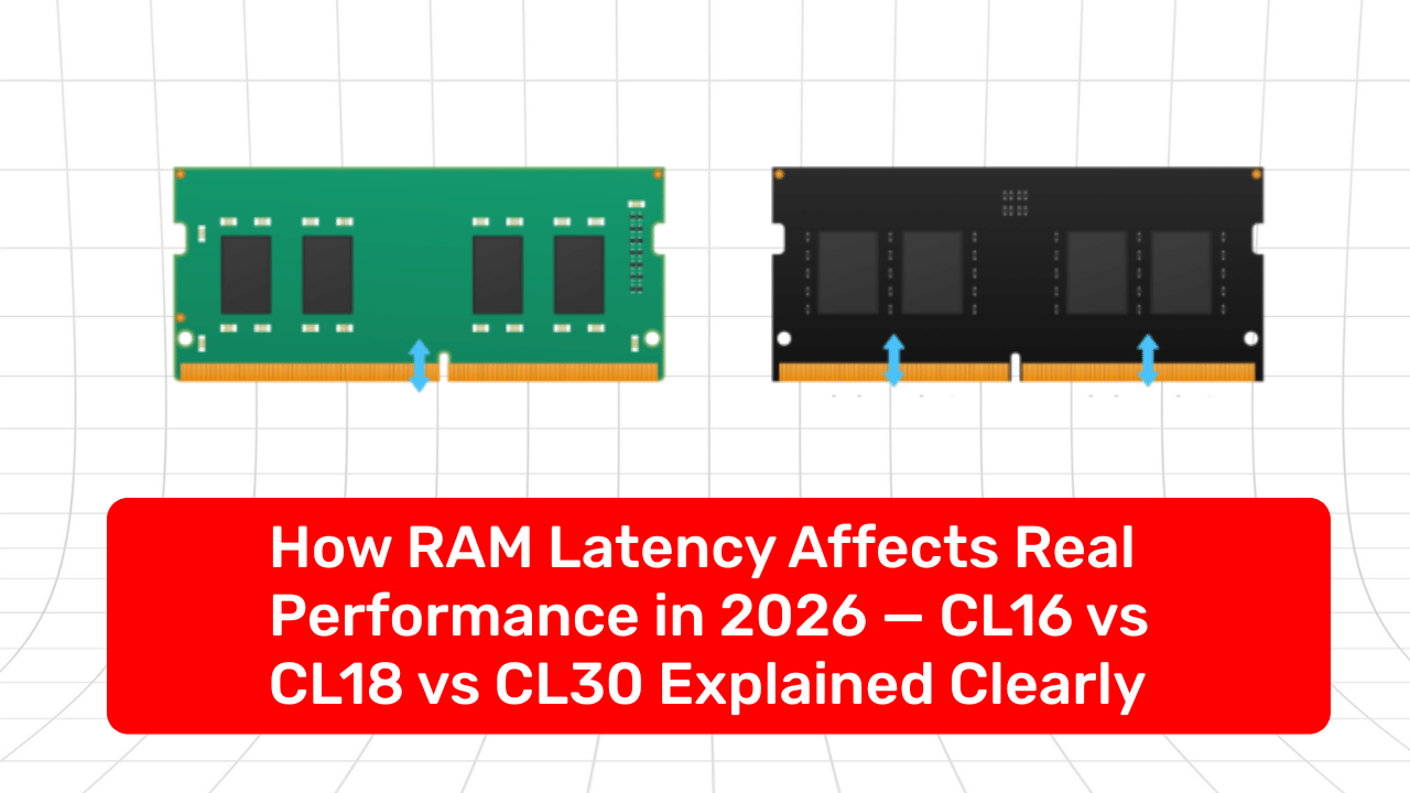 How RAM Latency Affects Real Performance in 2026 — CL16 vs CL18 vs CL30 Explained Clearly