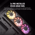 Corsair Chassis 3500X RGB Tempered Glass Mid-Tower, Black - Image 11