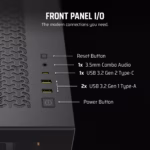 Corsair Chassis 3500X RGB Tempered Glass Mid-Tower, Black - Image 8