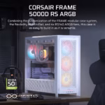 Corsair Chassis Frame 5000D RS ARGB - - Mid-Tower PC Case without PSU, White - Image 9