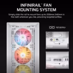 Corsair Chassis Frame 5000D RS ARGB - - Mid-Tower PC Case without PSU, White - Image 7