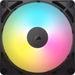Corsair Fan RS140 ARGB, 140mm ARGB Fan PWM, Single Pack - Black - Image 6