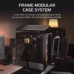 Corsair Frame 4000D RS ARGB Modular Mid-Tower PC Case, Black - Image 8