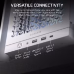 Corsair Frame 4000D RS ARGB Modular Mid-Tower PC Case, White - Image 5