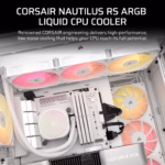 Corsair Nautilus 360 RS ARGB Liquid CPU Cooler White - Image 11