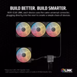 Corsair Fan LX-R RGB Series, iCUE LINK LX120R RGB, 120mm RGB Fan, Single Fan - Black - Image 6