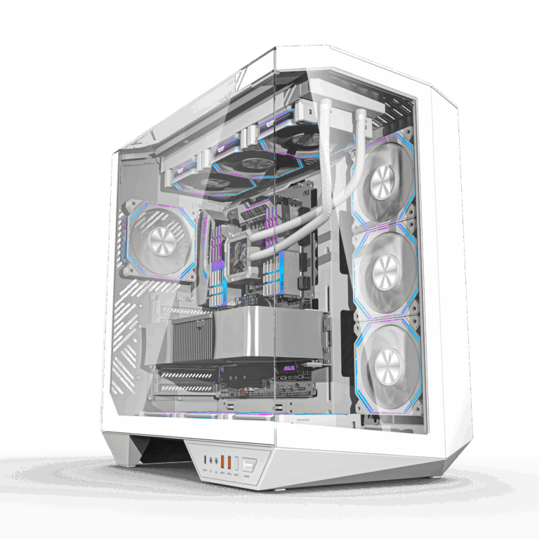 DarkFlash ARCEE DY470 ATX White Cabinet