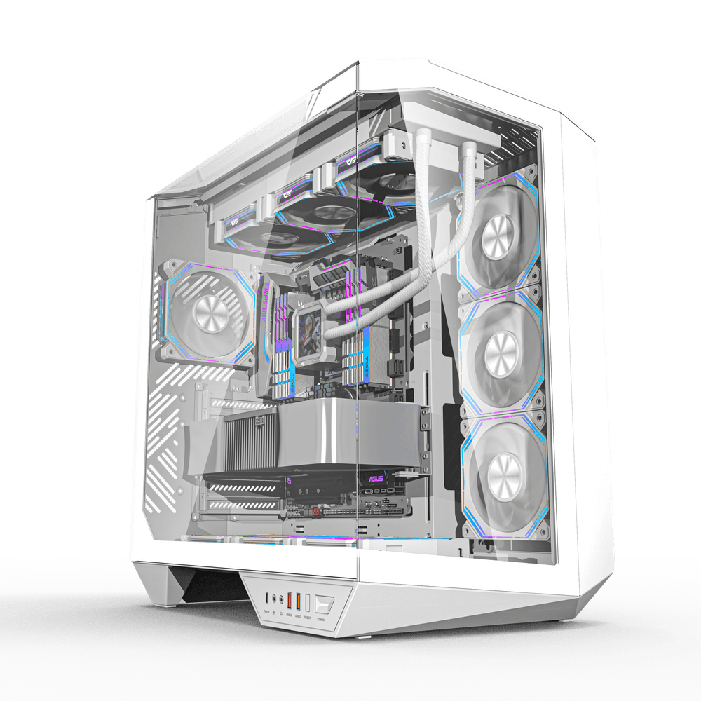 DarkFlash ARCEE DY470 ATX White Cabinet (1) DarkFlash ARCEE DY470 ATX White Cabinet