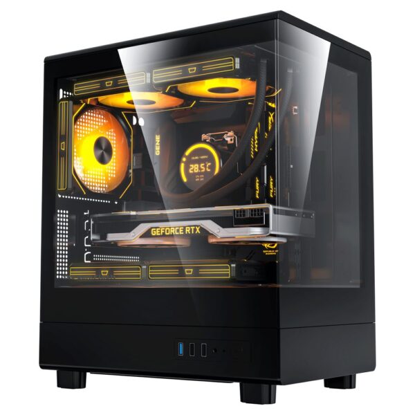 DarkFlash DB330M Micro-ATX Glass Black