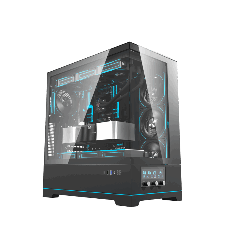 DarkFlash DY451 Pro Black ATX Cabinet