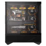 DarkFlash DY460 ATX Black Desktop Cabinet - Image 4