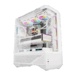 DarkFlash DY460 ATX White Desktop Cabinet