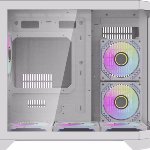 DarkFlash FT418 PRO White Desktop Chassis