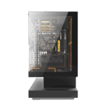 DarkFlash Floatron F1 M-ATX Black PC Case - Image 4