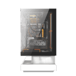 DarkFlash Floatron F1 M-ATX White Cabinet - Image 2