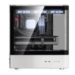 DarkFlash HM1 White ATX PC Case | Clean, Modern High-Airflow Mid-Tower Chassis - Image 5