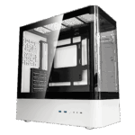 DarkFlash HM1 White ATX PC Case | Clean, Modern High-Airflow Mid-Tower Chassis - Image 3