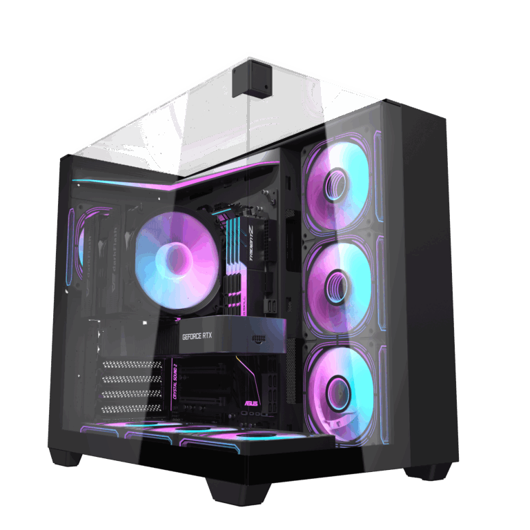 DarkFlash TH285 Black ATX Desktop Cabinet