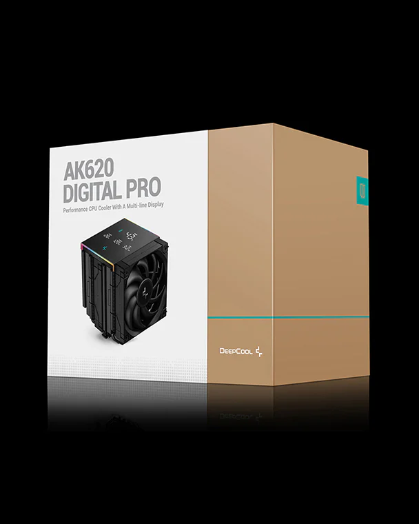 Deepcool AK620 Digital Pro ARGB Black Desktop Air Cooler Deepcool AK620 Digital Pro ARGB Black Desktop Air Cooler