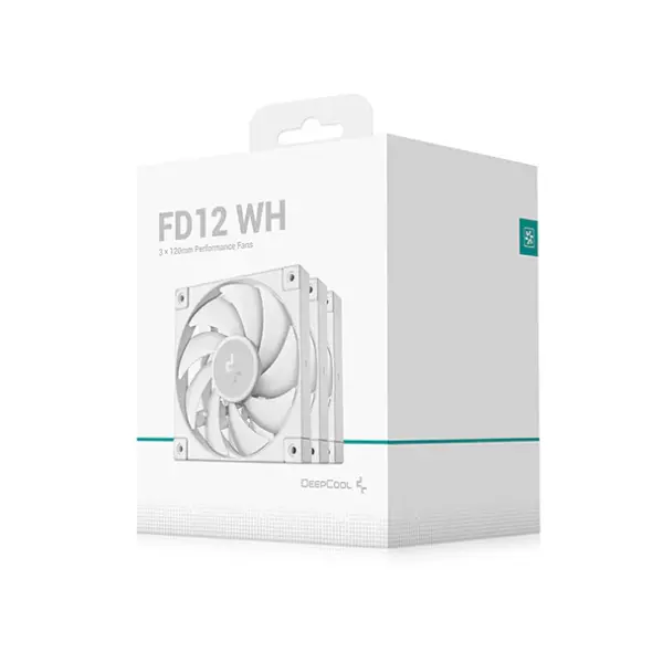 Deepcool FD12 White 3 In 1 Cooler Fan