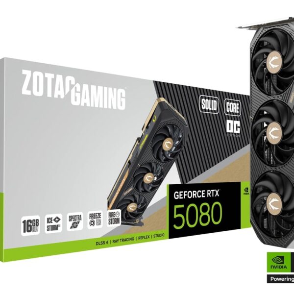 ZOTAC GAMING GeForce RTX 5080 Solid Core OC