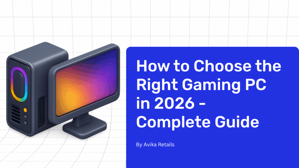How to Choose the Right Gaming PC in 2026 — The Avika Retails Buyer’s Guide