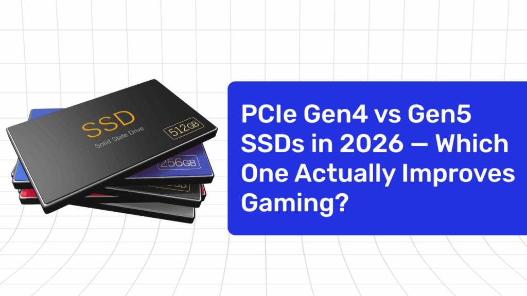 PCIe Gen4 vs Gen5 SSDs in 2026 — Which One Actually Improves Gaming?