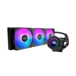 Cooler Master MasterLiquid 360 Core Nex ARGB AIO Liquid CPU Cooler – Black | Dual Chamber Pump, 3x 120mm ARGB Fans, LGA1700 & AM5 Support | MLX-D36M-A18PA-R1