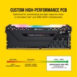 Corsair Vengeance RGB Pro 16GB (2x8GB) DDR4 3600 (PC4-28800) C18 Desktop Memory – Black - Image 4