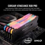 Corsair Vengeance RGB Pro 16GB (2x8GB) DDR4 3600 (PC4-28800) C18 Desktop Memory – Black - Image 6