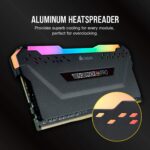 Corsair Vengeance RGB Pro 16GB (2x8GB) DDR4 3600 (PC4-28800) C18 Desktop Memory – Black - Image 3