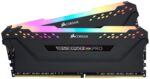 Corsair Vengeance RGB Pro 16GB (2x8GB) DDR4 3600 (PC4-28800) C18 Desktop Memory – Black
