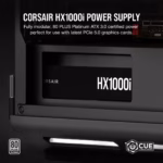 Corsair HX1000i Fully Modular Ultra-Low Noise Platinum ATX 1000 Watt PC Power Supply - Image 17