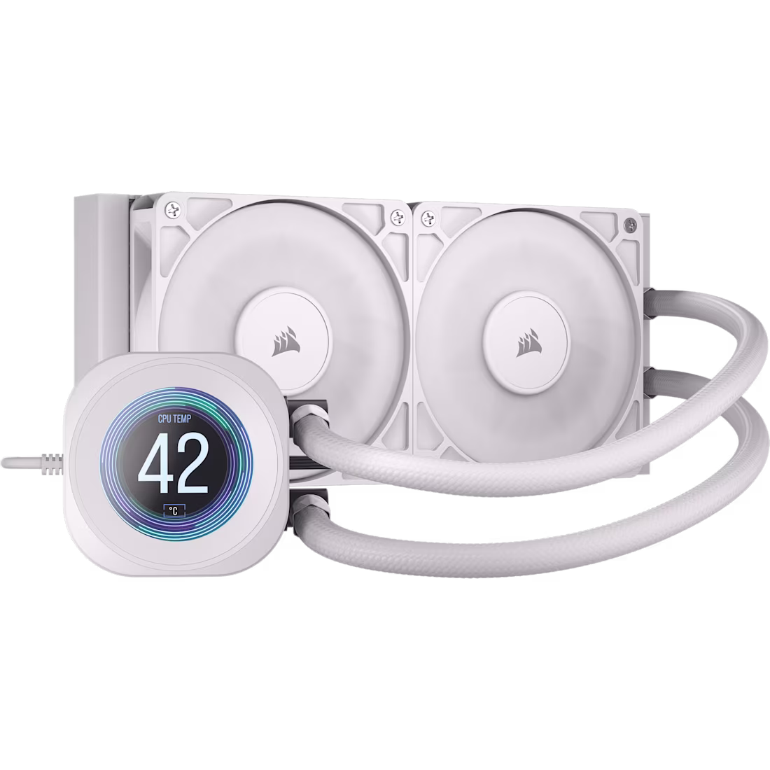 Corsair Nautilus 240 RS LCD White Liquid Cooler Corsair Nautilus 240 RS LCD White Liquid Cooler