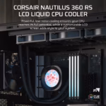 Corsair Nautilus 360 LCD, 360mm Radiator, Liquid CPU Cooler With Heatsink - Image 4