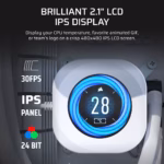 Corsair Nautilus 360 RS LCD White, 360mm Radiator, Liquid CPU Cooler With Heatsink - Image 8