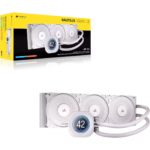 Corsair Nautilus 360 RS LCD White, 360mm Radiator, Liquid CPU Cooler With Heatsink - Image 2