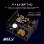Corsair PSU. RMx Series RM1000x Fully Modular Power Supply (IN) - Image 6